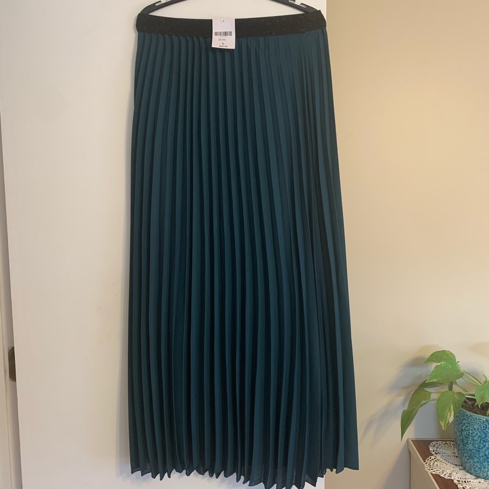 Turquoise long skirt NWT